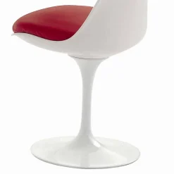 Viadurini Living Moderne Stühle-Drehstuhl aus lackiertem Aluminium mit Ledersitz Made in Italy - Cabiria