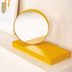 Viadurini Time Design Tischuhren-Drehtischuhr mit Stahlspiegel Made in Italy - Verdienstvoll