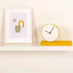 Viadurini Time Design Tischuhren-Drehtischuhr mit Stahlspiegel Made in Italy - Verdienstvoll