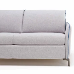 Stile Relax Moderne Sofas-Dreisitzer-Sofa maxi L205cm modernes Design aus Kunstleder/Stoff Erica