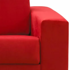 Stile Relax Moderne Sofas-Dreisitzer-Sofa maxi modernes Design aus Kunstleder/Stoff Mora