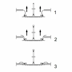Viadurini Taps Duschköpfe-Duschkopf mit quadratischer Decke aus Stahl Made in Italy - Stärke