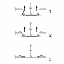 Viadurini Taps Duschköpfe-Duschkopf mit runder Decke aus modernem Stahl Made in Italy - Damian