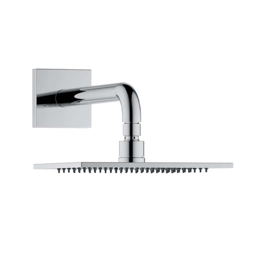 Viadurini Bathroom Duscharmaturen-Duschkopf- und Handbrausegruppe mit runder oder quadratischer Rosette - Kristio