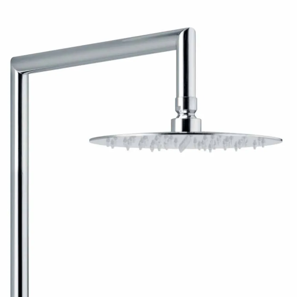 Viadurini Taps Duschsäulen-Duschsäule in quadratischem Design aus verchromtem Messing Made in Italy - Padula