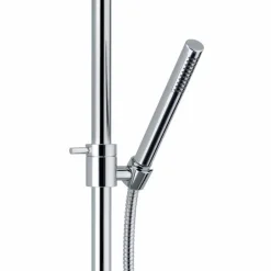 Viadurini Taps Duschsäulen-Duschsäule in quadratischem Design aus verchromtem Messing Made in Italy - Padula