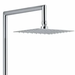 Viadurini Taps Duschsäulen-Duschsäule in quadratischem Design aus verchromtem Messing Made in Italy - Padula