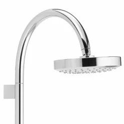 Viadurini Taps Duschsäulen-Duschsäule mit Duschkopf und Handbrause aus verchromtem Messing, hohe Qualität - Zanio