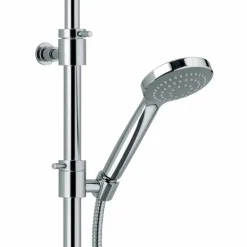 Viadurini Taps Duschsäulen-Duschsäule mit integriertem Umsteller aus verchromtem Messing Made in Italy - Griso