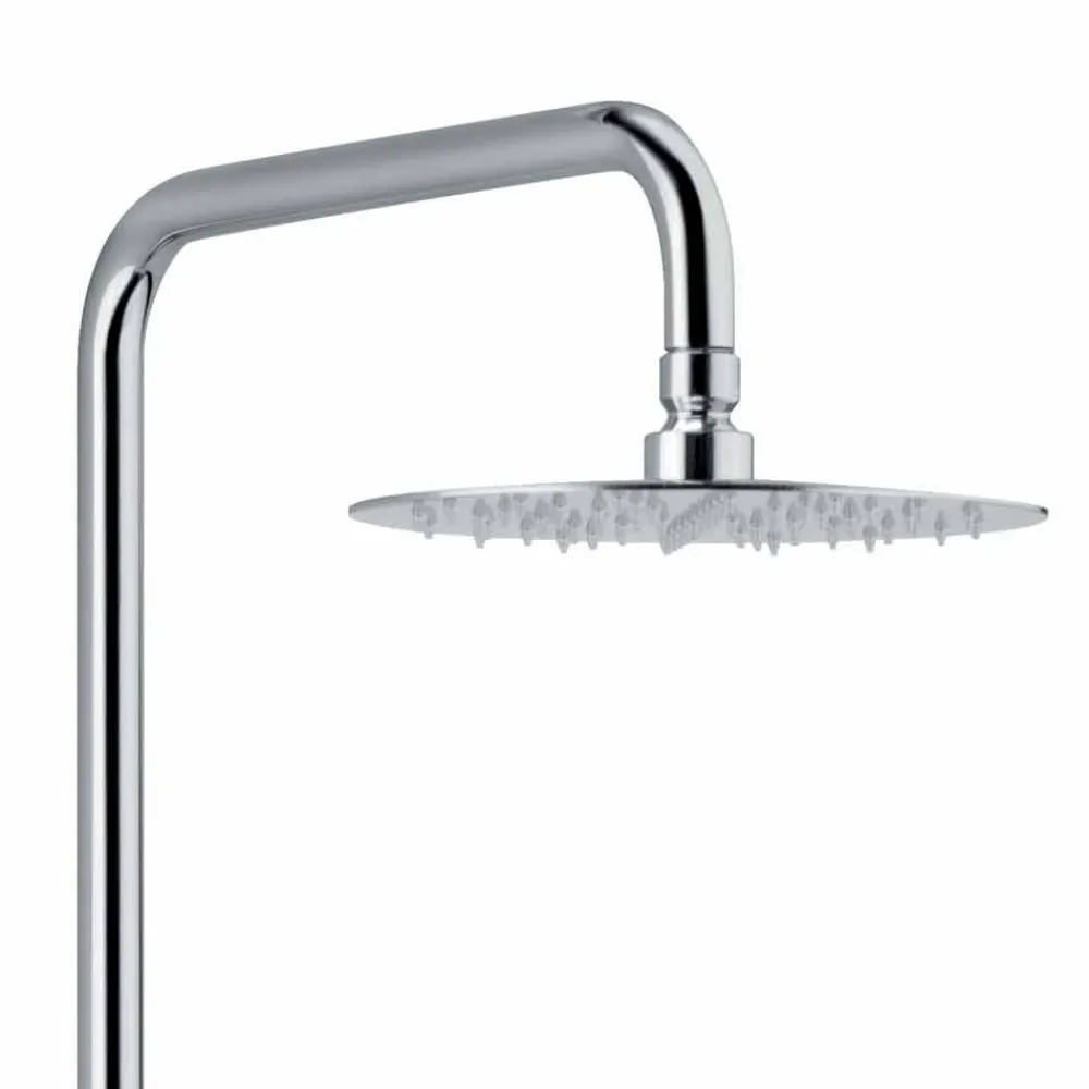 Viadurini Taps Duschsäulen-Duschsäule mit Thermostatmischer aus Messing Made in Italy - Gallo