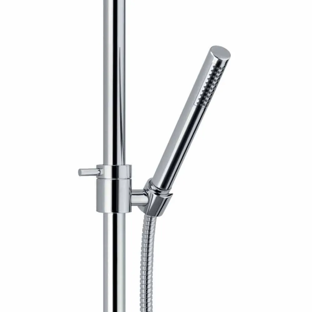 Viadurini Taps Duschsäulen-Duschsäule mit Thermostatmischer aus Messing Made in Italy - Gallo