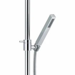 Viadurini Taps Duschsäulen-Duschsäule mit Thermostatmischer aus Messing Made in Italy - Gallo