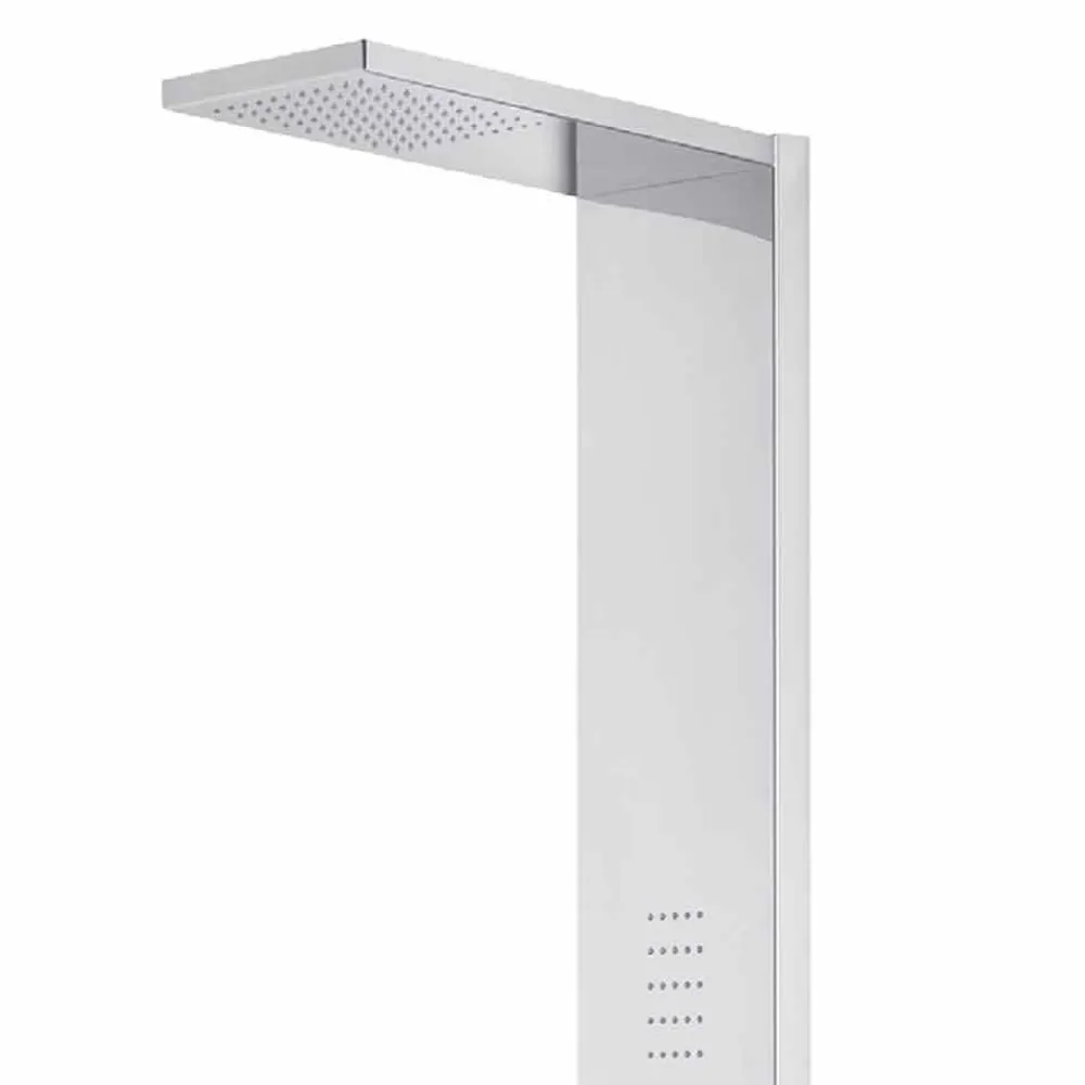 Viadurini Taps Duschsäulen-Duschsäule Stahlblech mit Regenduschkopf Made in Italy - Sailor