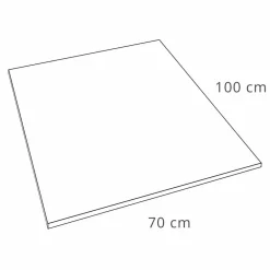 Viadurini Bathroom Rechteckige Duschwannen-Duschwanne aus Kunstharz mit weißem Samteffekt 100 x 70 mit Ablaufabdeckung - Estimo