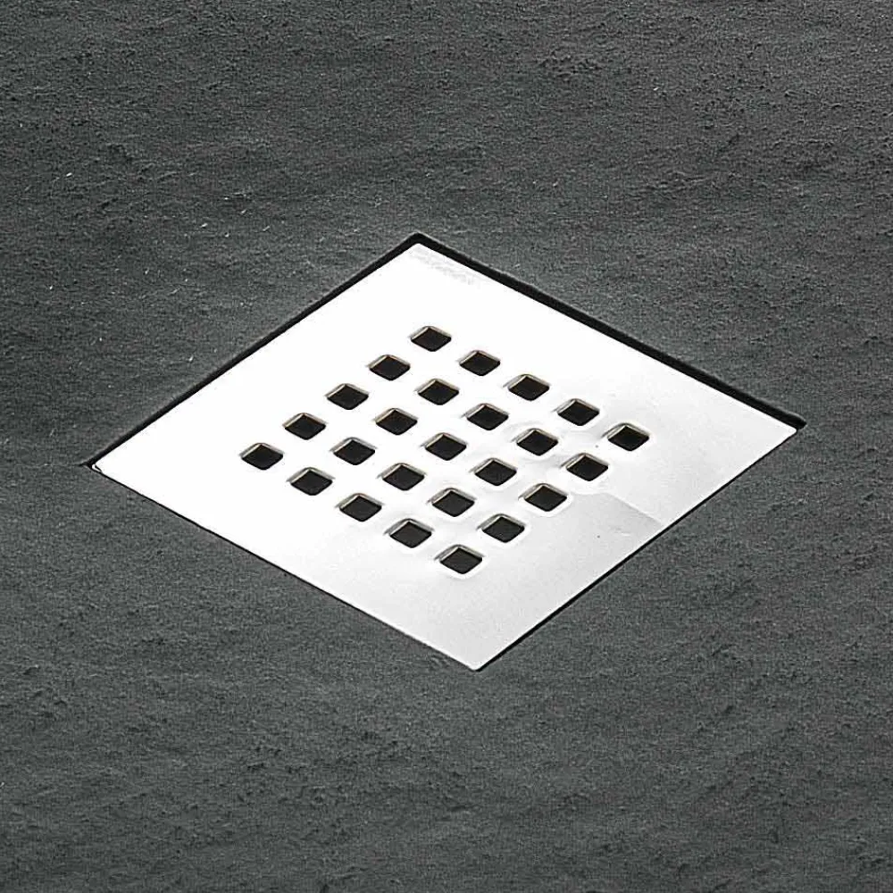 Viadurini Bathroom Rechteckige Duschwannen-Duschwanne 100x80 in Resin Stone Effect Finish Modernes Design - Domio