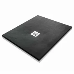 Viadurini Bathroom Rechteckige Duschwannen-Duschwanne 90x70 in Resin Stone Effect Finish Modernes Design - Domio