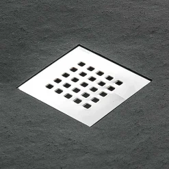 Viadurini Bathroom Rechteckige Duschwannen-Duschwanne 90x70 in Resin Stone Effect Finish Modernes Design - Domio