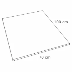 Viadurini Bathroom Rechteckige Duschwannen-Duschwanne 100x70 in Weiß Resin Slate Effect Finish - Sommo