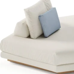 Viadurini in the Garden Sonnenliegen|Stoffsessel-Eck-Gartenliege aus Stoff Made in Italy - Rubik