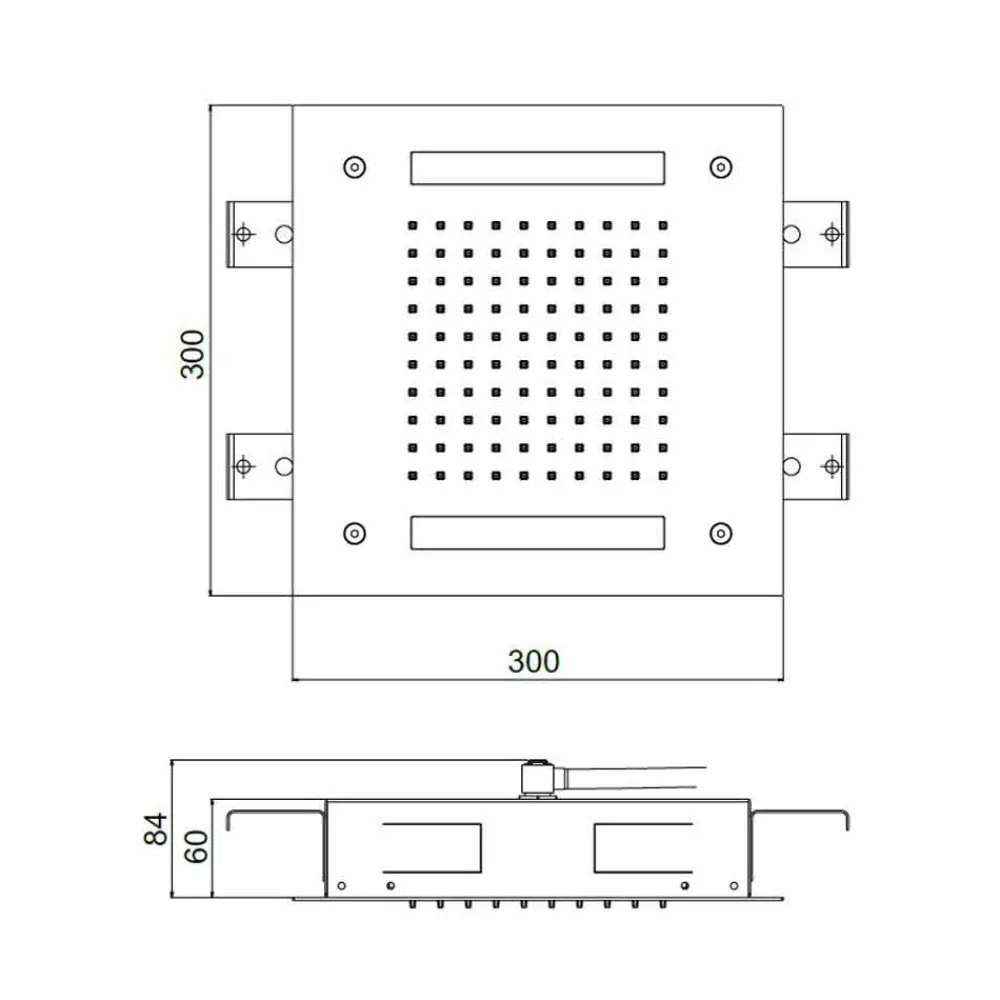 Viadurini Taps Duschköpfe-Edelstahl Single Jet Duschkopf mit LED-Farbtherapie Made in Italy - Sauron