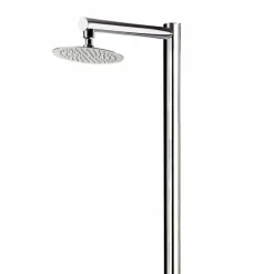 Viadurini in the Garden Gartendusche-Edelstahl-Außendusche mit zeitgesteuertem Wasserhahn Made in Italy - Modeo