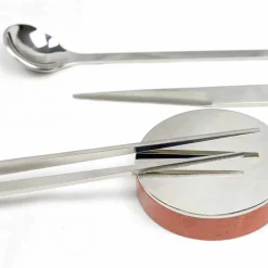 Viadurini Kitchen Besteck Set-Edelstahlbesteck mit italienischen Luxus-Design-Essstäbchen - Carronde