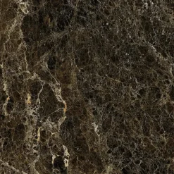 Viadurini Living Tulip Tische|Runde Tische-Eero Saarinen Tulip Tisch H 74 mit runder Platte aus dunklem Marmor Emperador - Scharlachrot