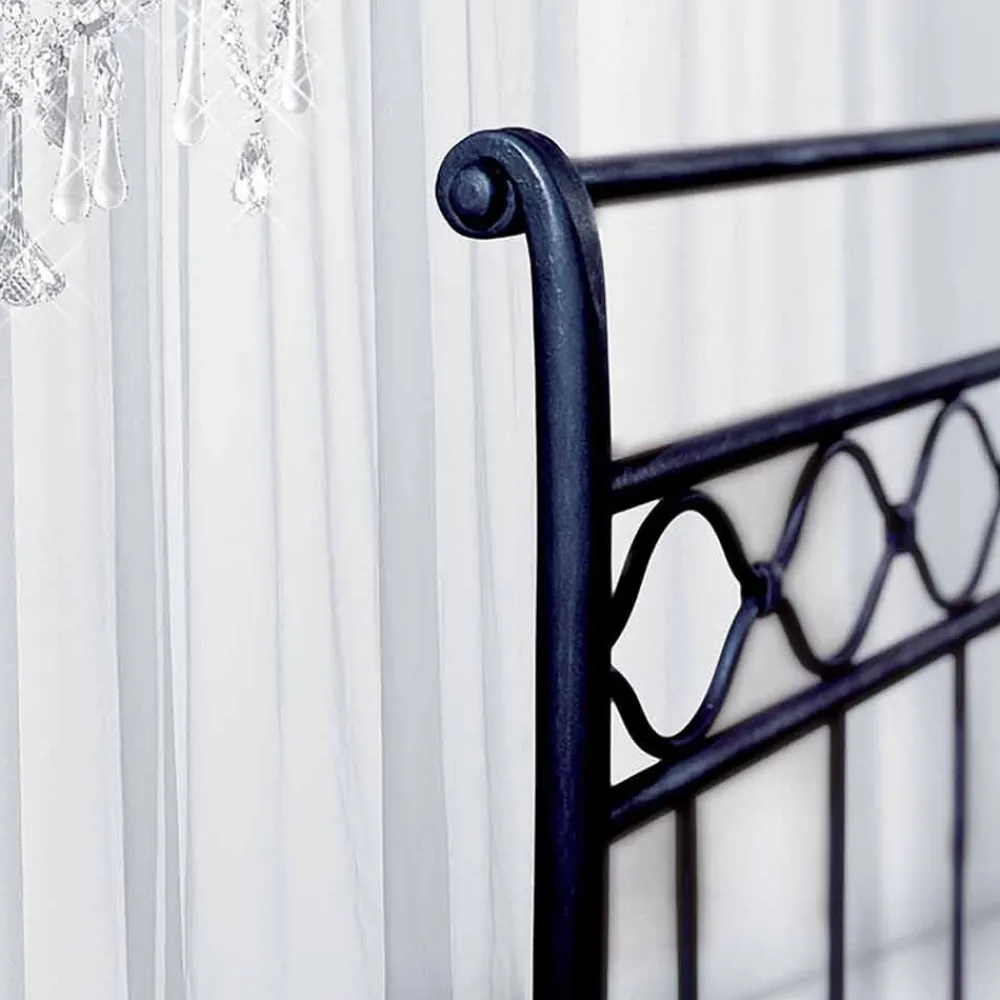 Viadurini Night Design Maßgeschneiderte Möbel|Schmiedeeisen Doppelbetten-Efesto Doppelbett aus Schmiedeeisen in Design