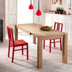 Viadurini Living Ausziehbare Esstische-Eichenholz Esstisch verlängerbar Fedro, Made in Italy