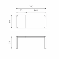 Viadurini Living Ausziehbare Esstische-Eichenholz Esstisch verlängerbar Fedro, Made in Italy