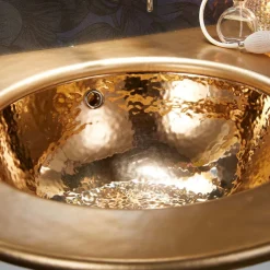 Viadurini Bathroom Waschbecken Aus Fire Clay-Einbauwaschbecken aus Schamotteton in 3 Ausführungen, hergestellt in Italien – Erioli