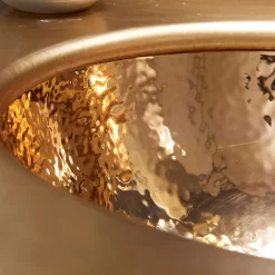 Viadurini Bathroom Waschbecken Aus Fire Clay-Einbauwaschbecken aus Schamotteton in 3 Ausführungen, hergestellt in Italien – Erioli