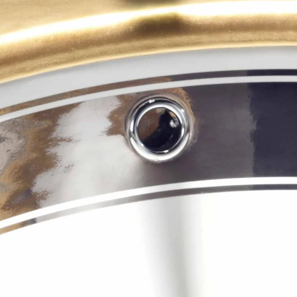 Viadurini Bathroom Waschbecken Aus Fire Clay-Einbauwaschbecken Barcok aus Fire Claz handgemacht in Italien, Egeo