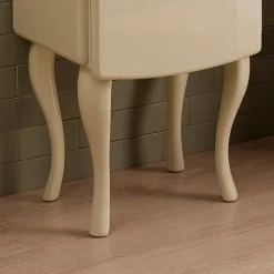 Viadurini Bathroom Badmöbel Stehend-Einfarbige Vitrine mit internen Glasböden, hergestellt in Italien – Candy