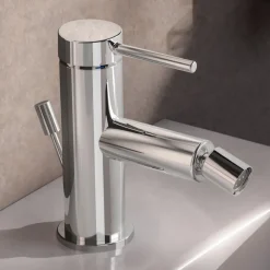 Viadurini Bathroom Bidetarmaturen-Einhebel-Bidet-Mischbatterie aus Messing, rundes Design - Antilio
