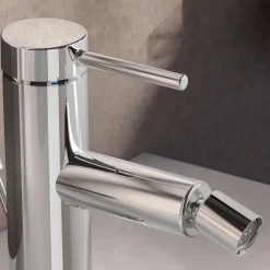Viadurini Bathroom Bidetarmaturen-Einhebel-Bidet-Mischbatterie aus Messing, rundes Design - Antilio