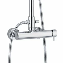 Viadurini Taps Duschsäulen-Einhebel-Duschsäule in Messing-Chrom-Finish Made in Italy - Padula