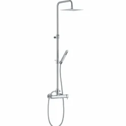 Viadurini Taps Duschsäulen-Einhebel-Duschsäule in Messing-Chrom-Finish Made in Italy - Padula