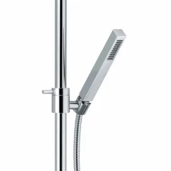 Viadurini Taps Duschsäulen-Einhebel-Duschsäule in Messing-Chrom-Finish Made in Italy - Padula