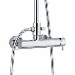 Viadurini Taps Duschsäulen-Einhebel-Duschsäule in Messing-Chrom-Finish Made in Italy - Padula