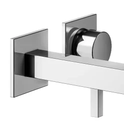 Viadurini Bathroom Waschbeckenarmaturen-Einhebel-Wandwaschtischmischer aus Messing - Erik