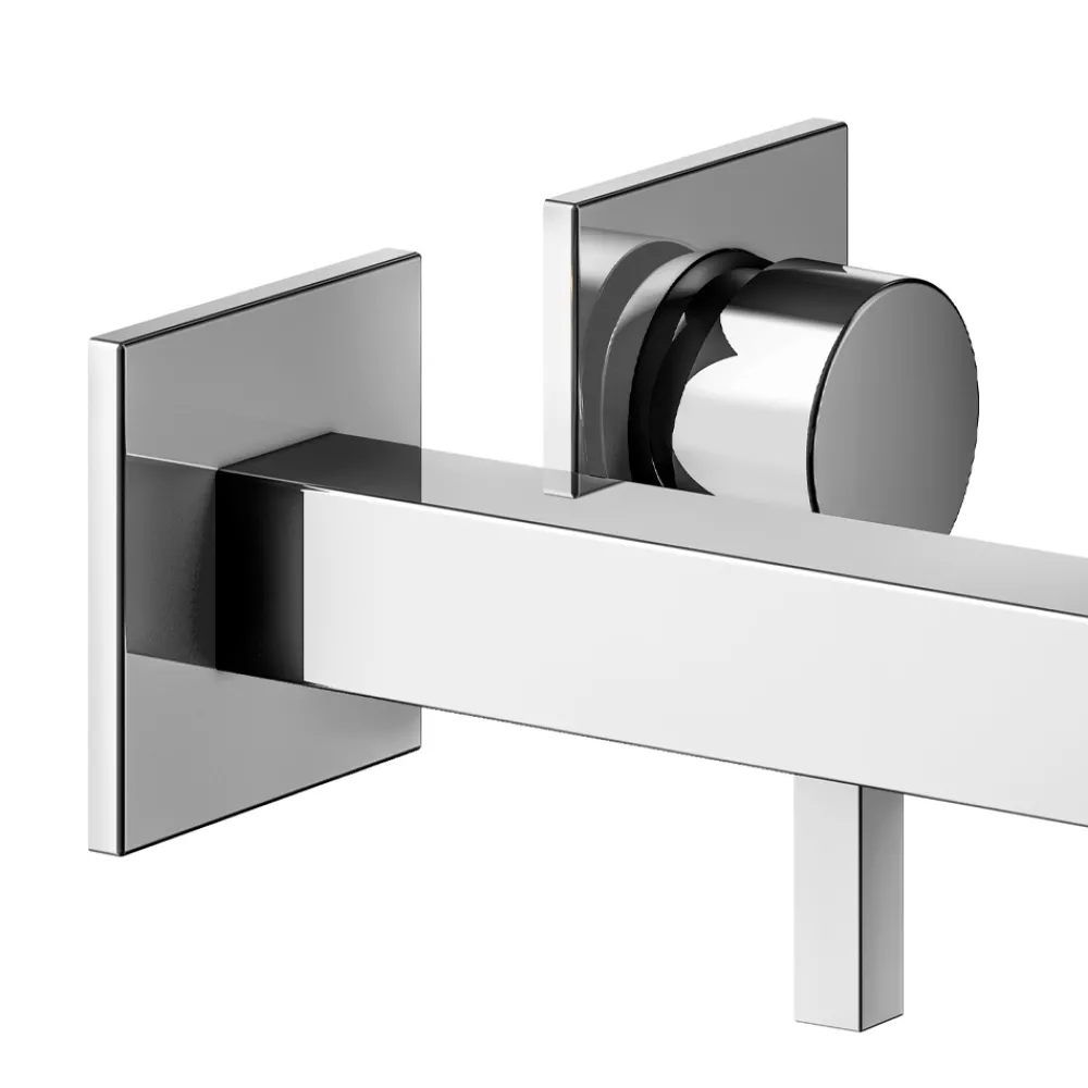 Viadurini Bathroom Waschbeckenarmaturen-Einhebel-Wandwaschtischmischer aus Messing - Erik