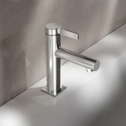 Viadurini Bathroom Waschbeckenarmaturen-Einhebel-Waschtischmischer Klassisches Design Chrom Messing - Artemisia