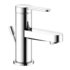 Viadurini Bathroom Waschbeckenarmaturen-Einhebel-Waschtischmischer mit flachem Design aus verchromtem Messing - Agenore