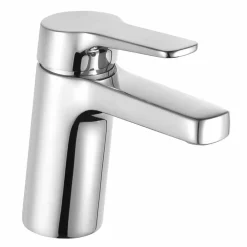 Viadurini Taps Waschbeckenarmaturen-Einhebel-Waschtischmischer aus Chrommessing, Design - Clari