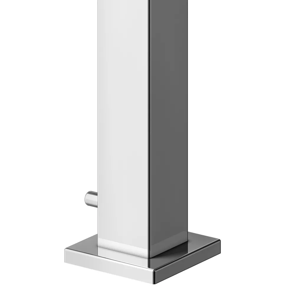 Viadurini Bathroom Waschbeckenarmaturen-Einhebel-Waschtischmischer aus verchromtem Messing - Erik