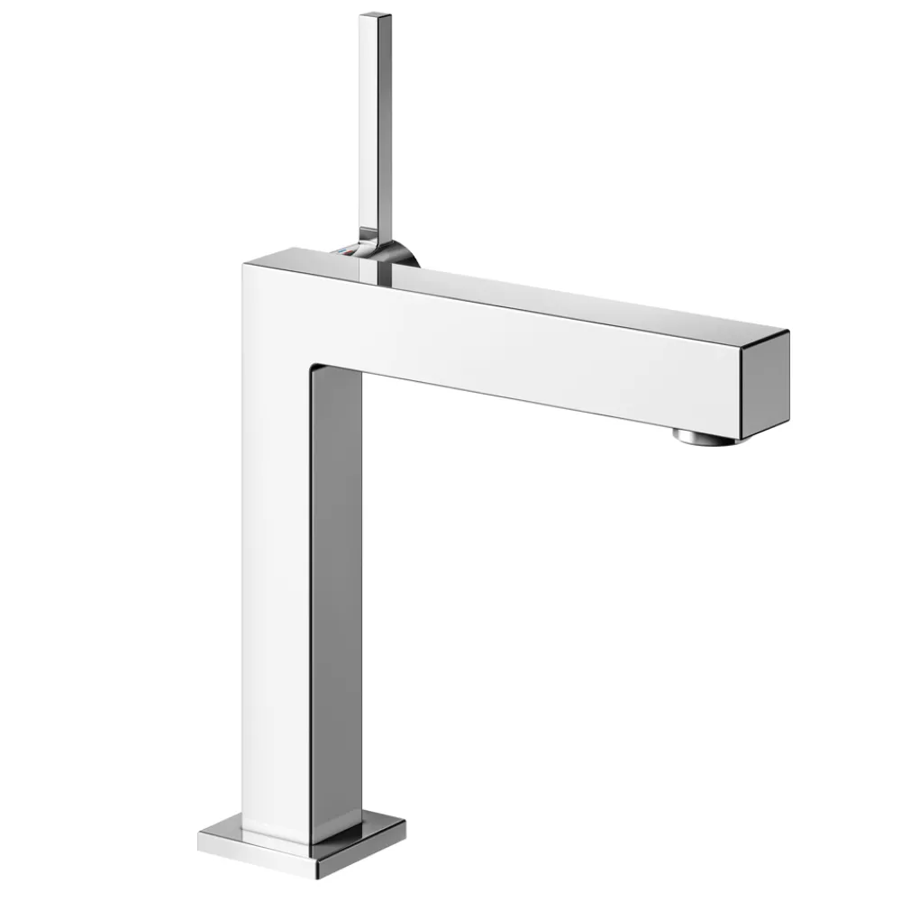 Viadurini Bathroom Waschbeckenarmaturen-Einhebel-Waschtischmischer aus verchromtem Messing - Erik