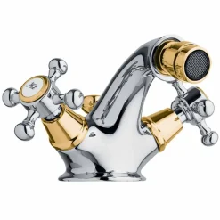 Viadurini Taps Bidetarmaturen-Einloch-Bidethahn aus Messing Klassisches Design Made in Italy - Lisca