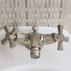 Viadurini Bathroom Bidetarmaturen-Einloch-Bidetmischer aus Messing, Vintage-Stil, hergestellt in Italien - Silvana