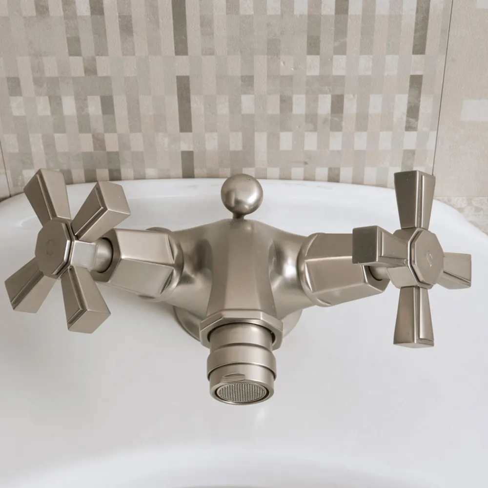 Viadurini Bathroom Bidetarmaturen-Einloch-Bidetmischer aus Messing, Vintage-Stil, hergestellt in Italien - Silvana